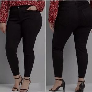 Lane Bryant Ultimate Stretch High Rise Black Skinny Jeans Women's Plus 20 NWT